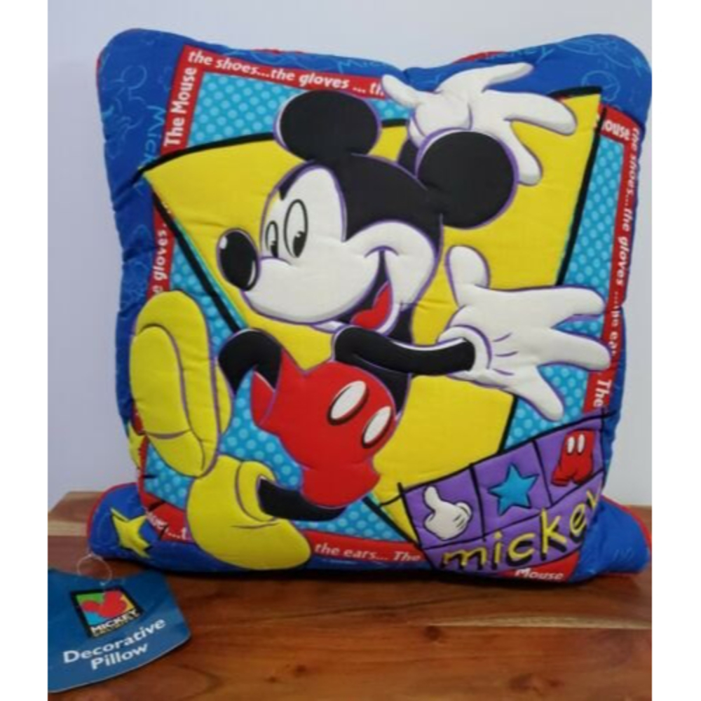Vintage Rare DISNEY MICKEY UNLIMITED Decorative PILLOW